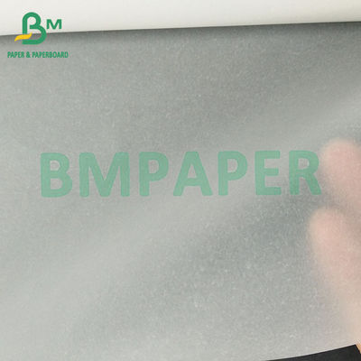 Papel em rolos transparente branco fria, de 63 gm, de 24' para traçar e desenhar