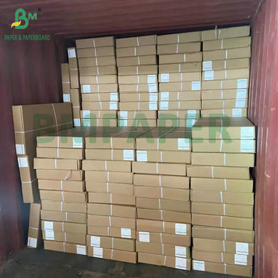 80 gramas de papel branco não revestido com 36 polegadas x 50 jardas e 2 centímetros de núcleo