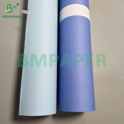 20LB 24 &quot;Lado único azul violeta brilhante CAD Plotter Engenharia Bond Papel rolos