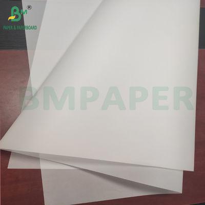 Papel de rastreamento branco de 90 gm de papel transparente de veludo para sobreposições