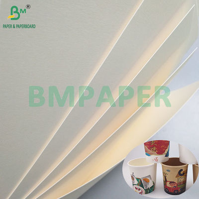 260 gm+18 PE Papel à prova de óleo alimentício revestido em mate para fabricação de copos e tigelas de papel descartáveis