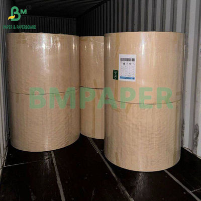 120 g de qualidade alimentar Resistência à tração Papel kraft marrom para sacos