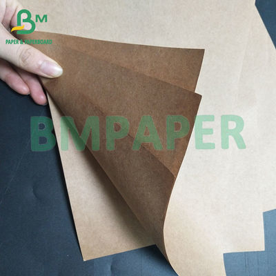 90gm 120gm Resistência à quebra elevada Papel de saco Kraft simples castanho