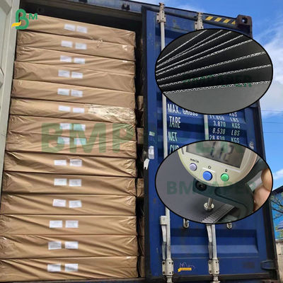 F Flauta de cartão ondulado preto para fazer caixas de presente formato de cartão B1 700x1000Mm