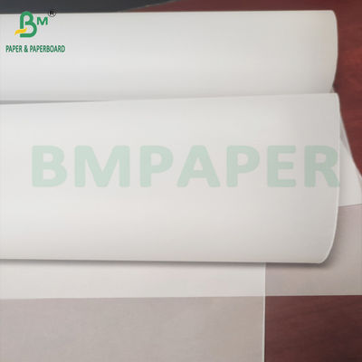 Papel de padrão branco translúcido de 83 gramas de papel de rastreamento de 18 polegadas x 50 metros