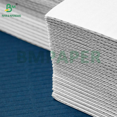 2 camadas 3 camadas de cartão branco ondulado 100g + 100g + 100g flauta E F para caixa de embalagem