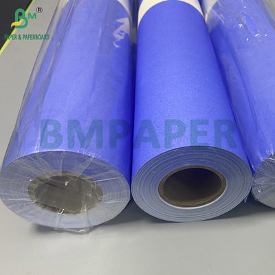 80gm Digital Plotter Papel Rolls Largo formato Colorido Roxo Azul 35&quot; X 300ft