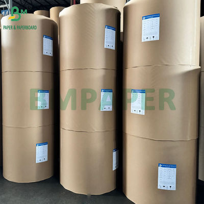 35gm 40gm Papel Kraft de Máquina Bruno Glazado MGBK Papel Kraft de Volta Luminoso de Um Lado