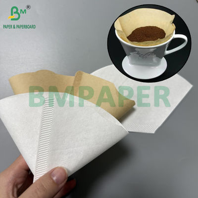 50 gm Folha de papel de filtro de café castanho natural não branqueado de qualidade alimentar Matéria-prima