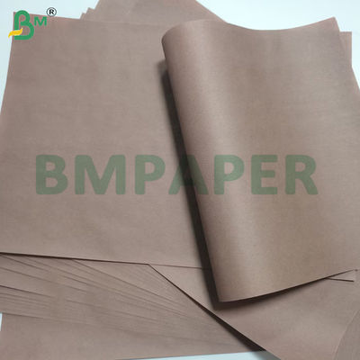 Papel descartável para cupcakes com revestimento não revestido marrom, à prova de graxa 70 * 100cm