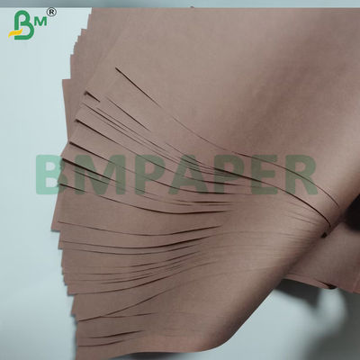 Papel descartável para cupcakes com revestimento não revestido marrom, à prova de graxa 70 * 100cm
