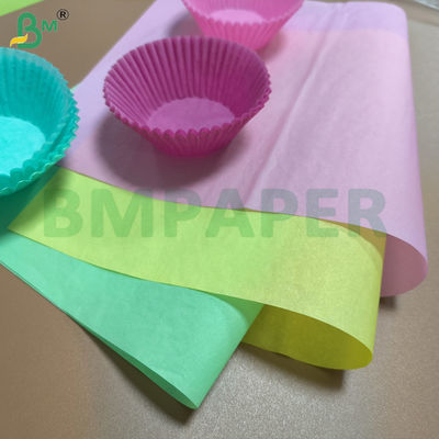 Papel de revestimento de bolinhos para assar 40 g 50 g Papel à prova de gordura de cor de café