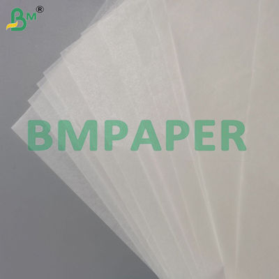 Papel de bolo revestido de silicone branco 50g Reutilizável impermeável à gordura Impermeável à água