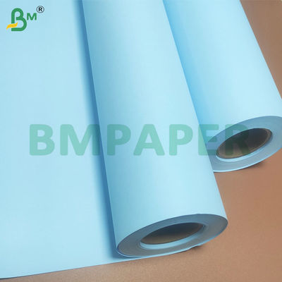 80 GSM CAD Rolo de papel de ligação azul de tamanho duplo para desenho de engenharia
