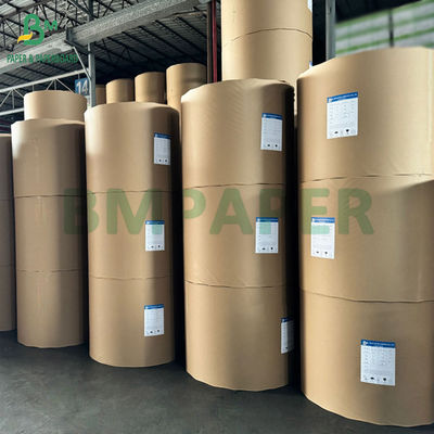 Cartão Kraft 320g + 20g PE Papel de Copo de Alimentos Natural Marrom 32&quot; Bobinas 3&quot; Núcleo 32 1 Meter Diâmetro Externo
