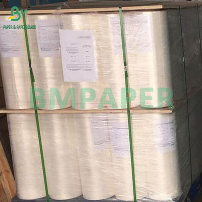 Papel de vidro brilhante de 40 a 60 gramas de um lado para o papel traseiro da etiqueta