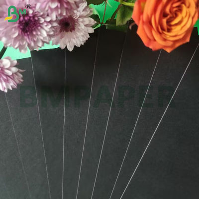 1 mm Cartão de papel preto revestido com boa dureza para sacos de compras