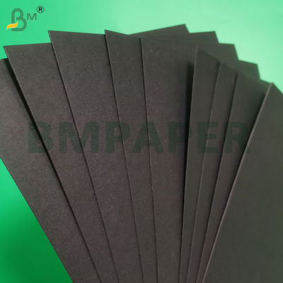 1 mm Cartão de papel preto revestido com boa dureza para sacos de compras