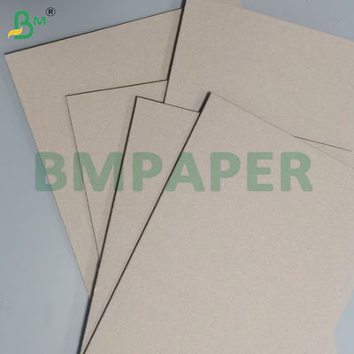 2 mm Chapas de papel de papel reciclado de papelão de papelão cinza não revestido 70 * 110cm