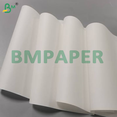 45 gm Papel branco à prova de gordura Papel de embalagem encerado 80 * 110cm