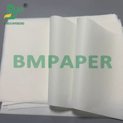 38 gm Papel branco à prova de gordura de qualidade alimentar resistente a altas temperaturas 80 * 110cm