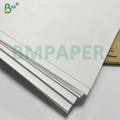 BMPAPER Papel à prova de líquidos, branco e castanho, laminado com revestimento PE
