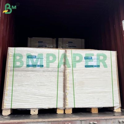 BMPAPER Papel à prova de líquidos, branco e castanho, laminado com revestimento PE
