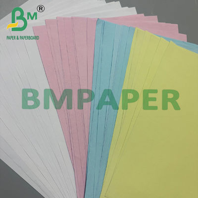 60 g de folhas de papel de cópia coloridas sem carbono 100% de pasta de madeira virgem NCR