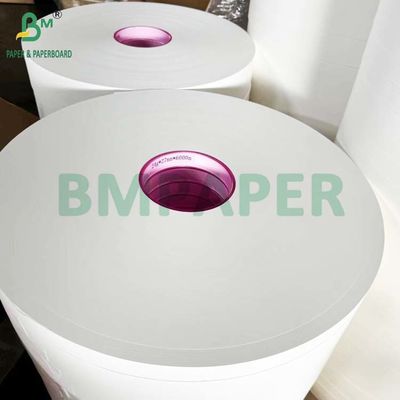 34 mm x 6000 m Rolo de papel MG branco 25 g 26 g Para embrulhar canudos de plástico