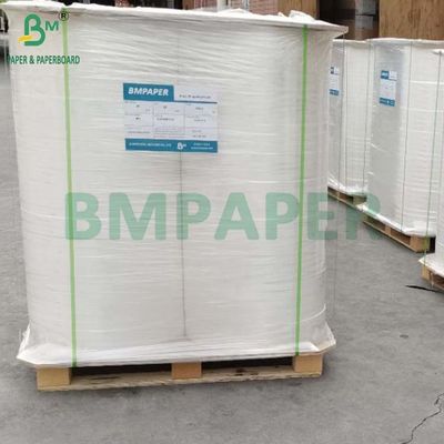 34 mm x 6000 m Rolo de papel MG branco 25 g 26 g Para embrulhar canudos de plástico