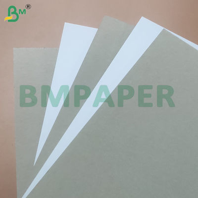 Cartão duplex revestido de papel branco de fundo cinzento para fabricação de caixas