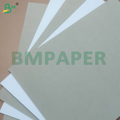 Cartão duplex revestido de papel branco de fundo cinzento para fabricação de caixas