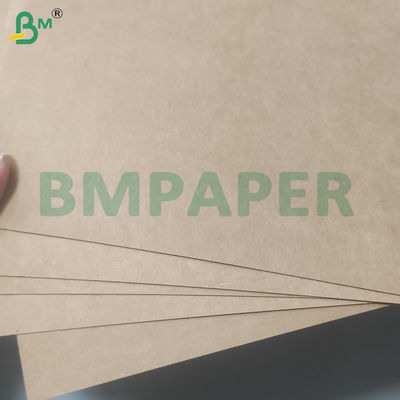 Folhas de papel kraft virgem marrom revestidas de um lado para caixas de embalagem