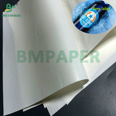 68 gm 70 gm 1100 mm Largura Alta resistência ao molhamento Papel C1S Para rótulos de garrafas de cerveja
