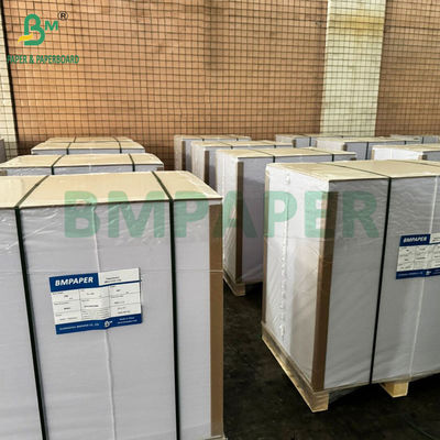 80 gm 120 gm C1S Papel de arte revestido de brilho para etiquetas com boa capacidade de impressão 70 x 100 cm