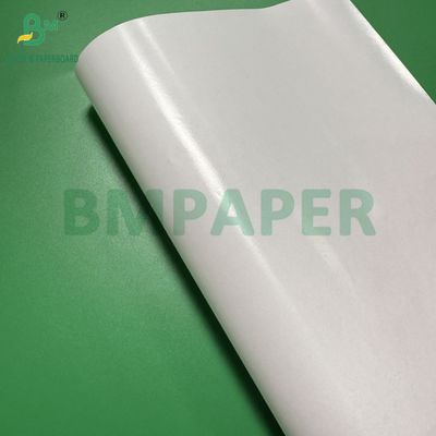 1 Lado de papel revestido com PE Papel Kraft Branco 40g + 10g Tamanho 36 X 25 polegadas