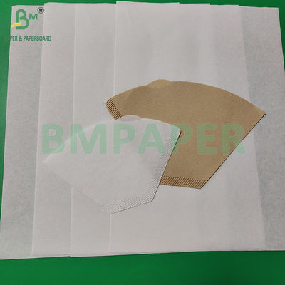 50 gm 328 mm Rolo de papel de resíduos de filtro de café de qualidade alimentar branco e marrom