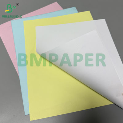 75 gr 78 gr Papel sem carbono CF Amarelo CFB Letras azuis Tamanho 216x279mm Imagem Preto