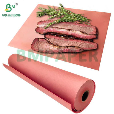 60gm 65gm Peach Butcher Paper Papel de embrulho de alimentos para churrasco