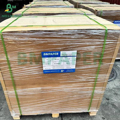 70 gm 120 gm Papel Kraft Marrom de Alta Tensibilidade para Embalagens Pesadas