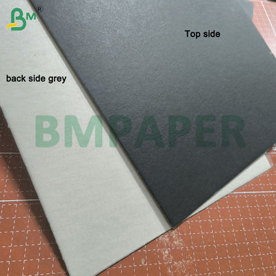 Cartão cinzento laminado de papel preto de um lado, espessura de 2 mm para embalagens