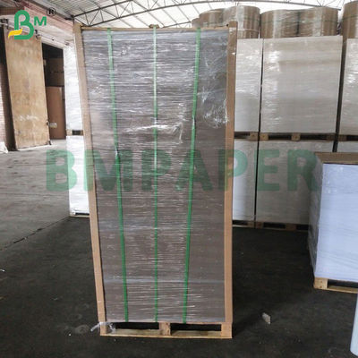 Cartão cinzento laminado de papel preto de um lado, espessura de 2 mm para embalagens