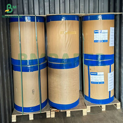 50 gramas Papel de filtros de café de pasta de bambu com rolos de jumbol Largura 308 mm Cor branca