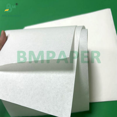 50 gramas Papel de filtros de café de pasta de bambu com rolos de jumbol Largura 308 mm Cor branca
