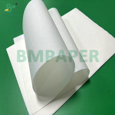 50 gramas Papel de filtros de café de pasta de bambu com rolos de jumbol Largura 308 mm Cor branca