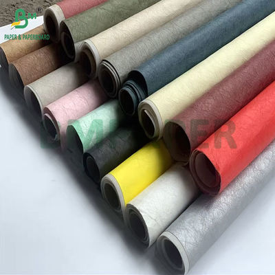147cm Largura da bobina 0,55mm Papel PU Tyvek para sacos femininos