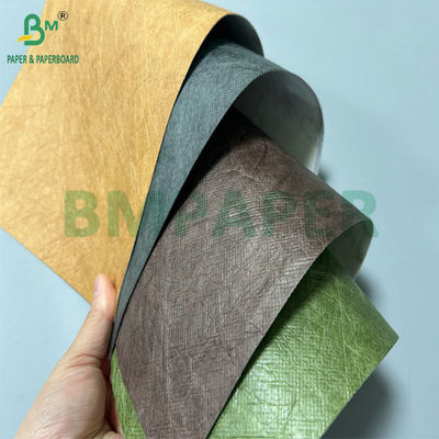 147cm Largura da bobina 0,55mm Papel PU Tyvek para sacos femininos