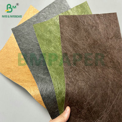 147cm Largura da bobina 0,55mm Papel PU Tyvek para sacos femininos