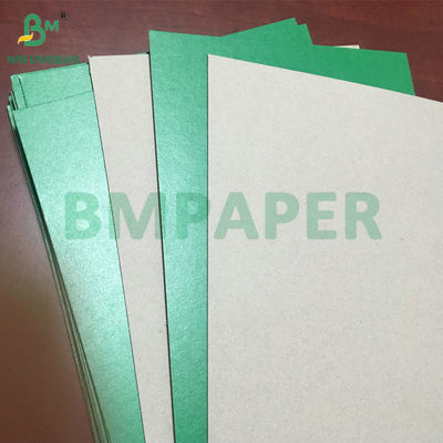 Rigidez 2 mm 2,5 mm Cartucho verde revestido de fundo cinza para fazer caixa