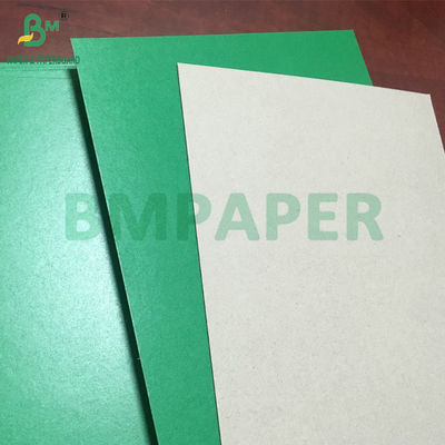 Rigidez 2 mm 2,5 mm Cartucho verde revestido de fundo cinza para fazer caixa